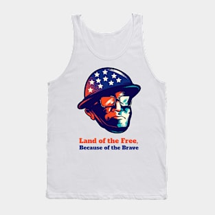 Land of the Free, Because of the Brave Tank Top